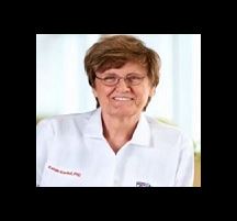 Photo of Dr. Katalin Kariko (photo credit: Peggy Peterson Photography, courtesy Penn Medicine)