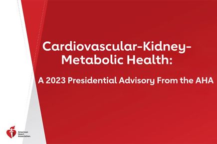 Cardiovascular-Kidney-Metabolic Health: A 2023 Presidential Advisory From the AHA Slide Set
