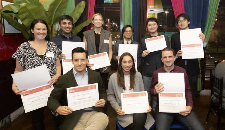 Early Career Investigators pose with their certificates during #ReSS24 in Chicago.