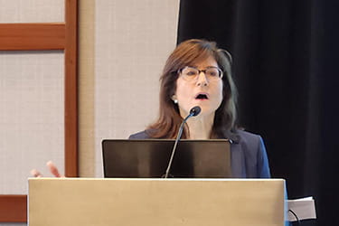 CVSA Chair, Dr. Linda Shore-Lesserson, presenting at the May 14th COC meeting in Dallas, TX.