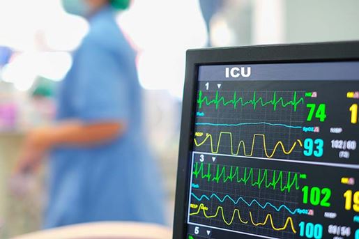 heart rate monitor in icu