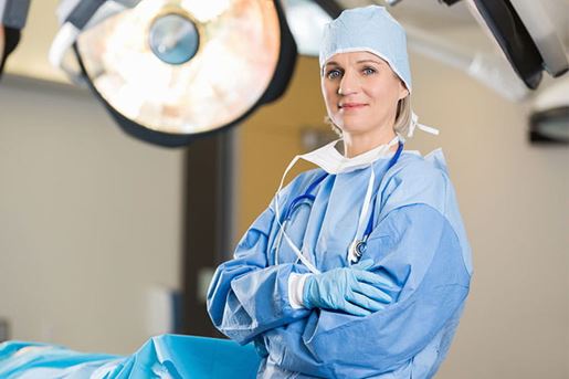 surgeon in operating room