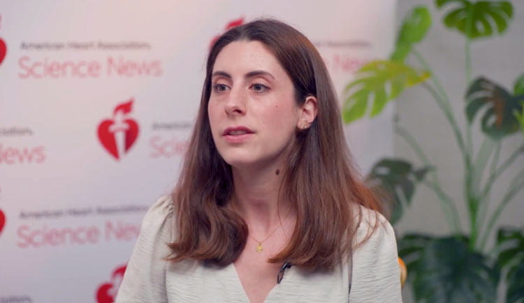 A still frame from a video interview of Claire Castro, PhD.