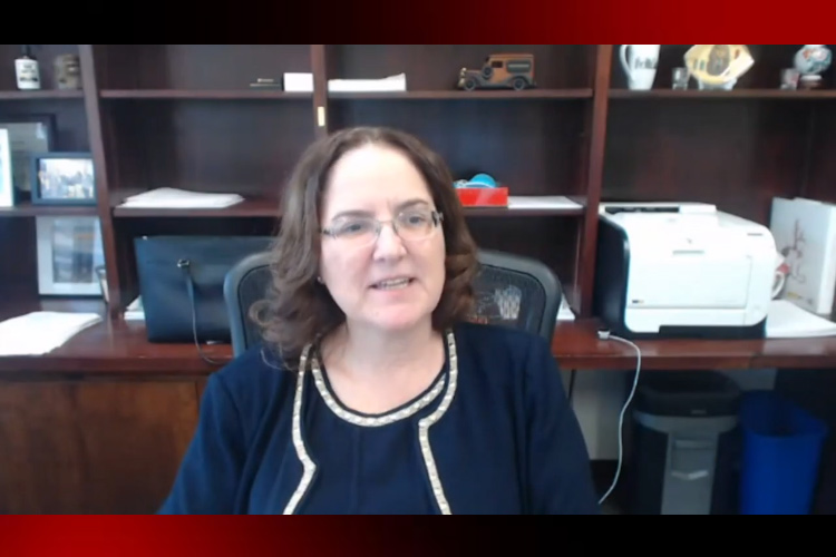Louise McCullough, MD, PhD, chair of the International Stroke Conference (ISC) 2021, discussing COVID-19 Science at the conferenc,e