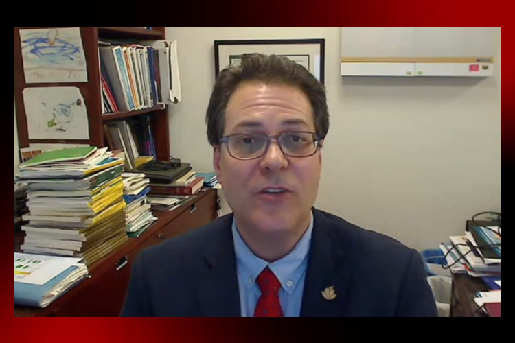 Mitch Elkind, MD, MS, FAHA, president of the American Heart, American Stroke Association, discussing day two at ISC21