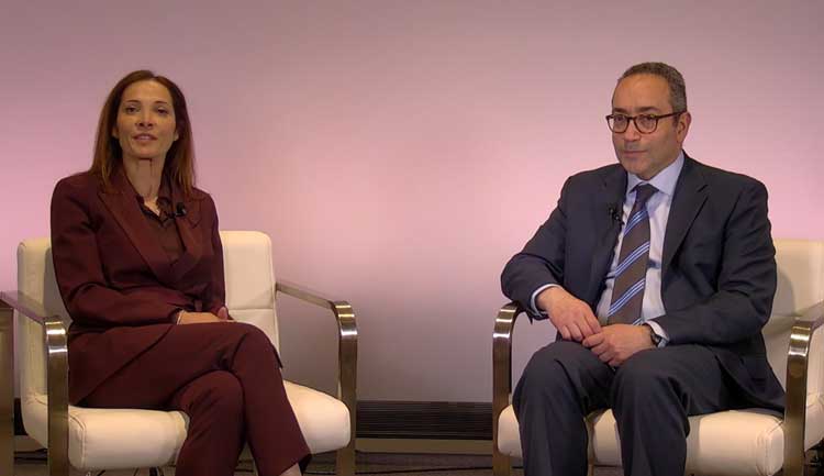 A still frame from a video discussing the OPTION results at #AHA24